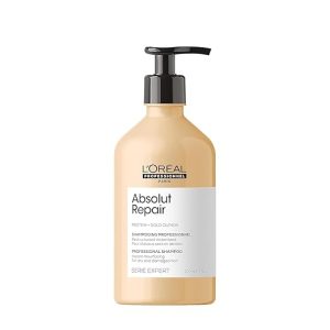 L'Oréal Professionnel Absolut Repair Shampoo - Protein Hair Treatment For Dry, Damaged Hair, Repairs Damage & Provides Shine, With Quinoa & Proteins