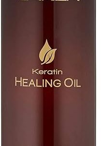 L'ANZA Keratin Healing Oil Lustrous Shampoo, Keratin Shampoo For Dry Damaged Hair, Boosts Shine, Strength and Hair Health, Repairing Damage and Prevents Frizz, Sulfate Free, Cruelty Free