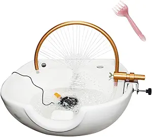 Head Spa Waterfall for Shampoo Bowl,Portable Salon & Spa Equipment,Water Circulation Tools for Hair Salon Equipment,at Home Head Spa