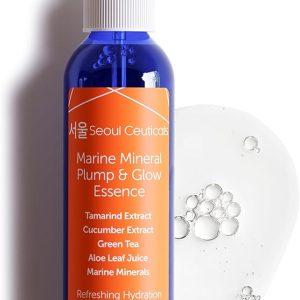 SeoulCeuticals Korean Skin Care Essence Toner - K Beauty Skincare Spray Mist For Face Contains Cucumber Extract and Marine Minerals + Organic Aloe - Get That Healthy Youthful Glow