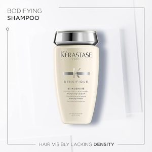 Kerastase Densifique Densité Shampoo - Thickening & Strengthening Shampoo, Removes Build-Up & Adds Shine, With Hyaluronic Acid, For Fine, Thin & Thinning Hair