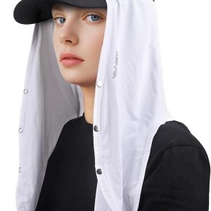 Adjustable UV Sun Protection Neck Drape, 2-in-1 Multifunctional Sun Protection Mask, Neck Flap Addon for Ball Caps