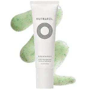 Nutrafol Exfoliating Scalp Mask, Eliminates Product Build-up and Oil for Healthier Hair and Scalp, Physician-formulated for Thinning Hair, Color and Extension Safe - 4 Fl Oz Bottle