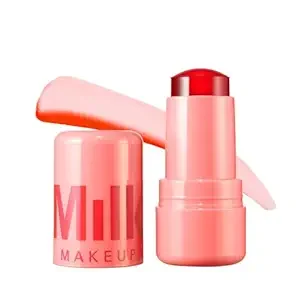 Milk Makeup Cooling Water Jelly Tint – Sheer Lip + Cheek Stain with Vegan Collagen, Seawater + Aloe – Hydrating, Long-Lasting, Buildable Lip Tint + Blush – Spritz, 0.17 ozMilk Makeup Cooling Water Jelly Tint – Sheer Lip + Cheek Stain with Vegan Collagen, Seawater + Aloe – Hydrating, Long-Lasting, Buildable Lip Tint + Blush – Spritz, 0.17 oz