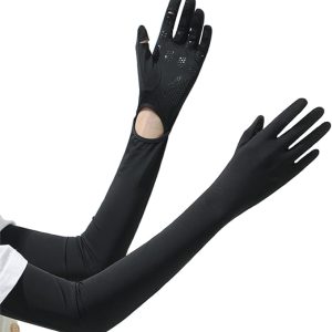 UV Protection Women's Driving Gloves - Full Finger Arm Sleeve Long UV Sun Protection Gloves