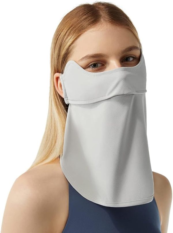 Neck Gaiter Face Scarf Cover Sun Protection Balaclava Cloth Bandanas with Ear Loops 19SSF018