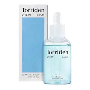 Torriden DIVE IN Hyaluronic Acid Serum 50ml (1.69 fl.oz.) | Deep Hydration to Get Glow Skin | Hyaluronic Acid, Panthenol, Allantoin | Korean Facial Serum