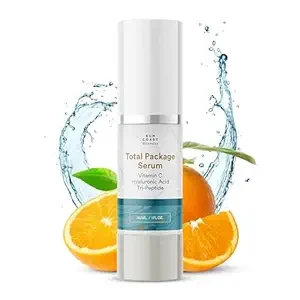 Sun Coast Sciences - Total Package Serum, All-In-One Vitamin C, Hyaluronic Acid, Peptides Serum For Face, Anti-Aging Facial Super Serum for Wrinkles, Age Spots - 1 fl oz (6)