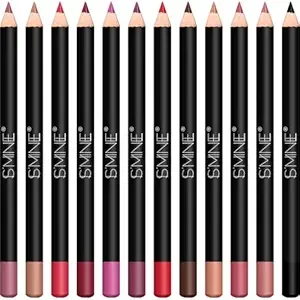 IS'MINE Matte Lip Liner Set - 12 Assorted Colors High Pigmented Natural Lip Makeup Soft Pencils Longwear Smooth Ultra Fine (Color Set -1)