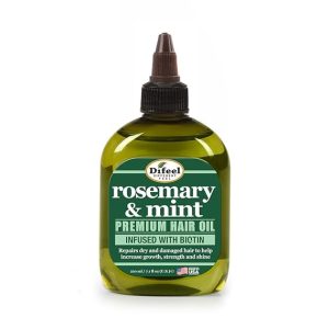 Difeel Rosemary and Mint Premium Hair Oil with Biotin 7.1 oz. - Natural Rosemary Oil for Hair Growth & Biotin