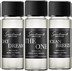Subscribe & Save Hotel Diffuser Oil | Aromatherapy Fragrances Inspired by 5-Star Hotels | Luxurious Scents with Notes of Cardamom, Tuscan Leather, and..