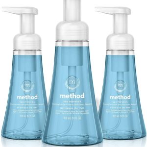 Method Foaming Hand Soap, Sea Minerals, Paraben and Phthalate Free, Biodegradable Formula, 10 fl oz (Pack of 3)
