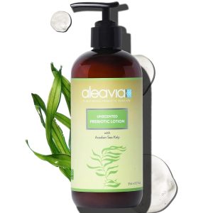Aleavia Unscented Prebiotic Body Lotion – Fragrance-Free, All-Natural Moisturizing Body Lotion – Sulfate-Free Lotion for Sensitive Skin – 12 Oz