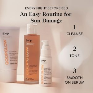 goop Beauty Sleep Milk Serum 2-Pack | Face Exfoliator & Moisturizer to Smooth Uneven Texture, Wrinkles, & Pores | Glycolic Acid & Hyaluronic Serum | Dark Spot Corrector | 1 fl oz