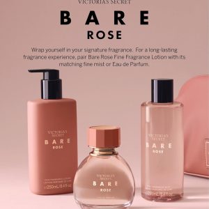 Victoria's Secret Bare Rose Fragrance Mist, Notes of Pear Skin, Rosa Centifolia & Sheer Woods, Body Spray for Women (8.4 oz)Victoria's Secret Bare Rose Fragrance Mist, Notes of Pear Skin, Rosa Centifolia & Sheer Woods, Body Spray for Women (8.4 oz)