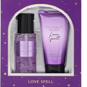 Victoria's Secret Love Spell Mini Fragrance Duo Gift Set, Notes of Cherry Blossom and Fresh Peach