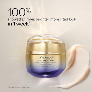 Shiseido Vital Perfection Uplifting and Firming Advanced Cream - Anti-Aging Moisturizer for Normal to Dry Skin - Visibly Lifts & Firms