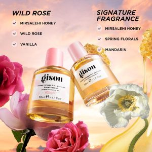 Gisou Honey Infused Hair Perfume, A Delicate Hair Fragrance with Sweet Notes of Honey Blended into Spring Florals, Nourishing and Hydrating Hair Shine Spray (1.7 fl oz)