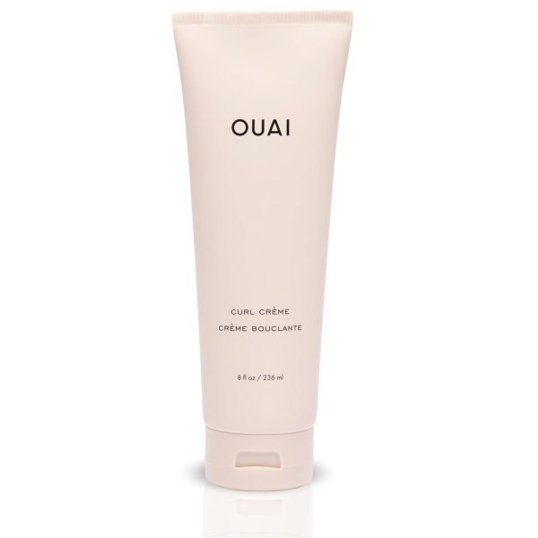 OUAI Curl Cream - Curl Defining Cream for Hydrated, Shiny Curls - Babassu and Coconut Oil, Linseed and Chia Seed Oil - Paraben, Phthalate, Sulfate and Silicone Free Curly Hair Products (8 Oz)