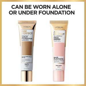 L'Oreal Paris Age Perfect Face Blurring Primer Infused with Caring Serum Smoothes Liners and Pores Visit the L'Oreal Paris Store