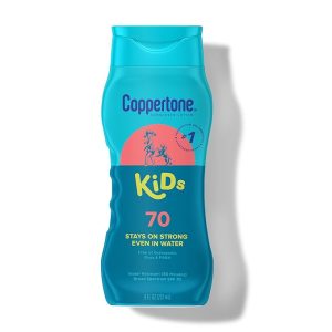 Coppertone Kids Sunscreen Lotion SPF 70, Water Resistant Sunscreen for Kids, 8 Fl Oz Bottle
