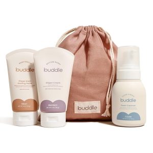 Diaper Rash 3-Piece System, 40% Zinc Oxide Ointment, Diaper Cream & Foam Cleanser for No-Rinse Cleansing, Gift Set