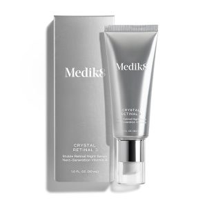 Medik8 Crystal Retinal 3 - Brightening, Firming, Advanced Skin Retinaldehyde Serum - Smooths Wrinkles - Hyaluronic Acid, Glycerin, Vitamin E - 1 oz
