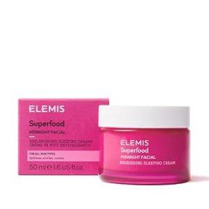 ELEMIS Superfood Midnight Facial, Moisturizer Face Cream, Hydrating Face Moisturizer for Dry Skin, Firming Facial Cream, Camu Camu & Vitamin C Cream