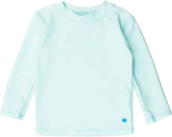 RUGGEDBUTTS® Baby/Toddler Boys Long Sleeve Rash Guard Swim Shirt w/UPF 50+