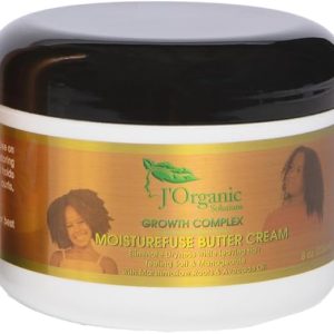 J'Organic Solutions Moisture Fuse Buttercream Daily Hair Moisturizer with Marshmallow Root & Avocado Oil - Boost Natural Shine, Lock-In Deep Moisture, and Promote Easy Manageability.