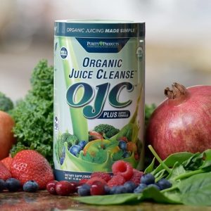 Certified Organic Juice Cleanse OJC Plus Berry Surprise - Purity Products - 30+ Organic Veggies and Fruits - 5 Grams of Fiber - Promotes Energy and Digestive Function - 12.28 oz - 348 g - 30 Servings
